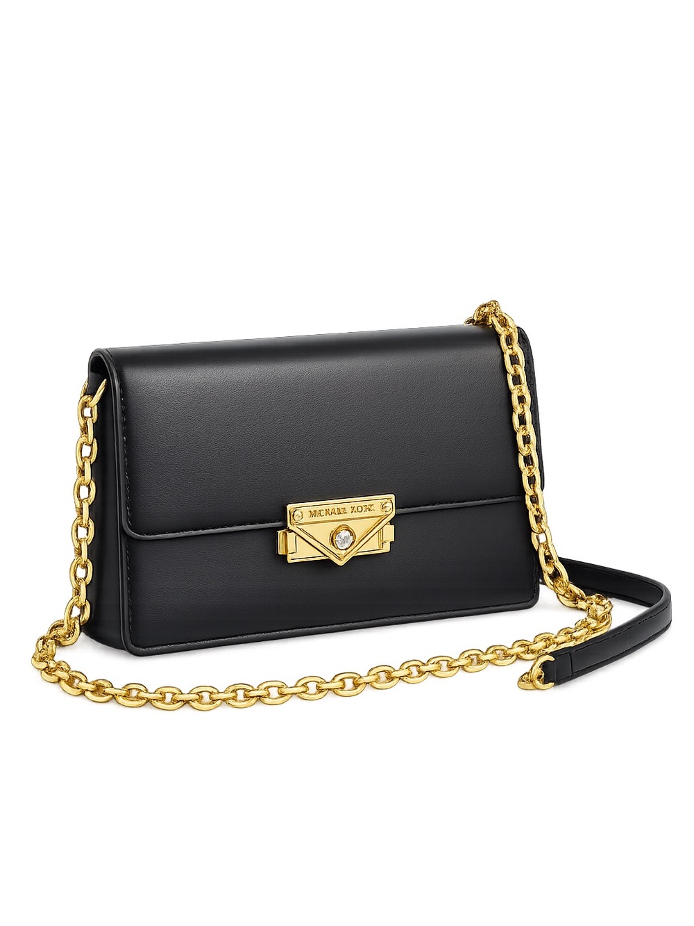 Michael Kors Black Leather Chain Crossbody| Timeless | Great Condition